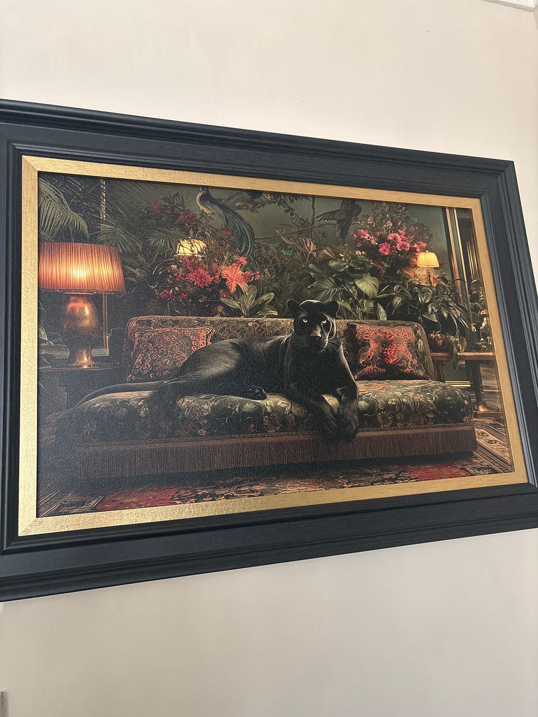 Customer photo review of Lounging Panther By Artko