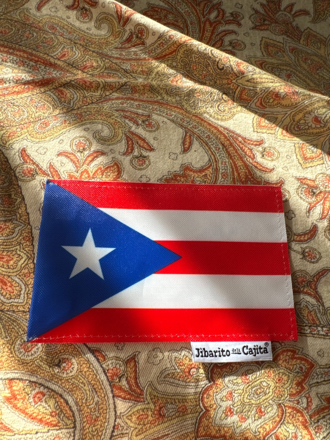 Customer photo review of Bandera de Puerto Rico (con Velcro)