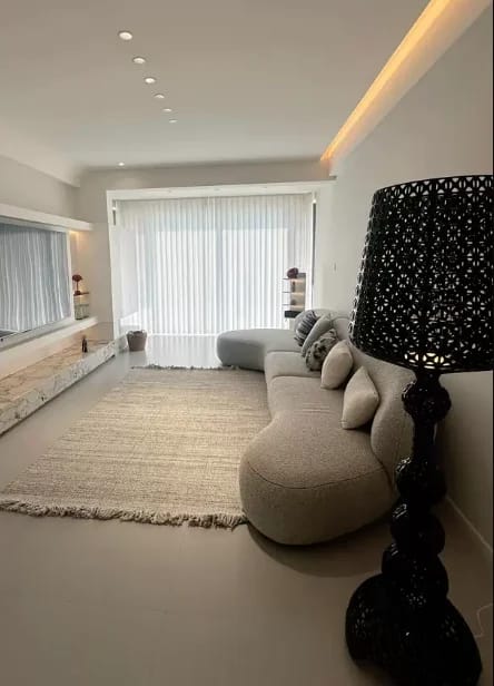 Customer photo review of Italy Design Kartell Kabuki Table Lamps Acrylic Desk Lights Art Decor LED Standing Light Living Room Bedroom Hollow Floor Light