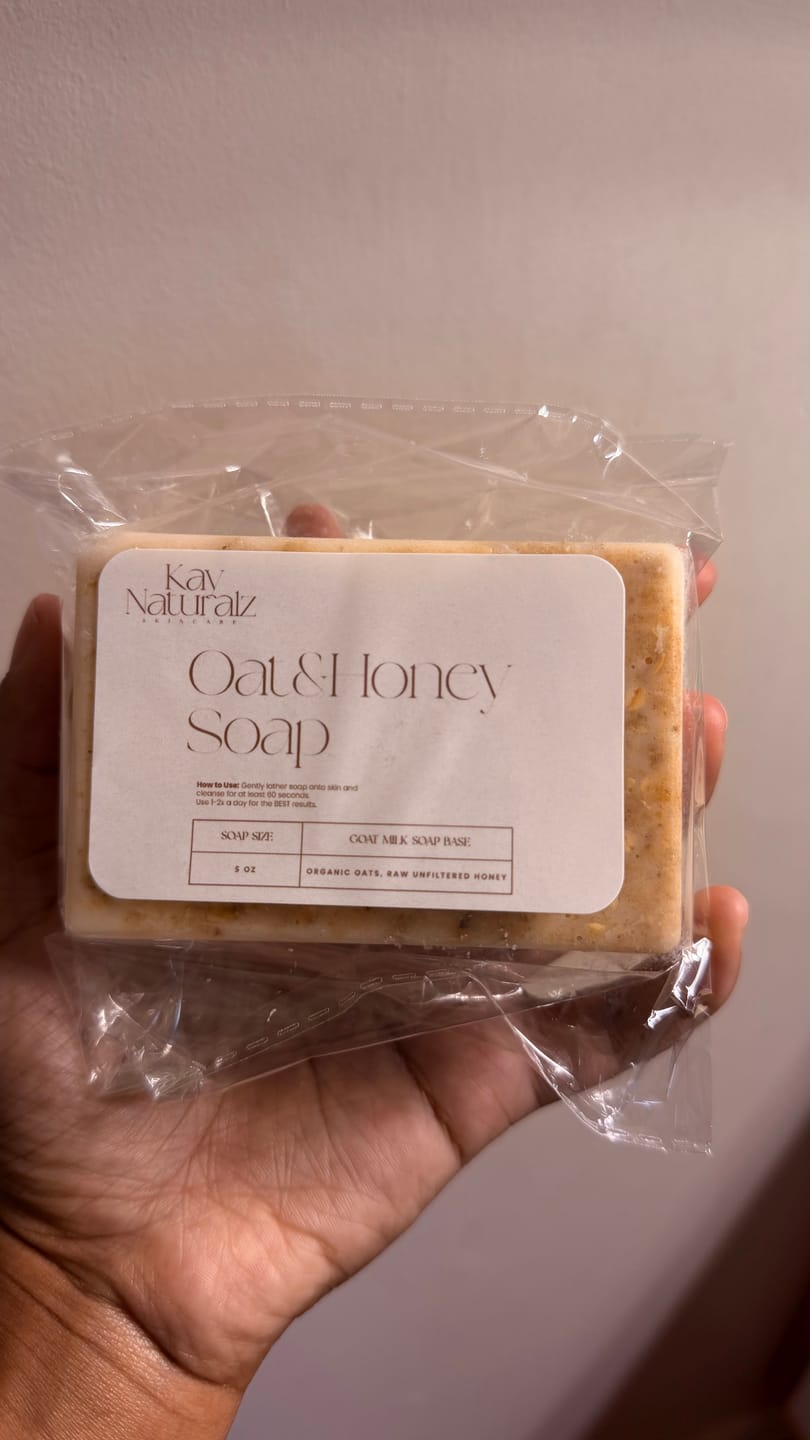 Customer photo review of Organic Oat Soap Bar