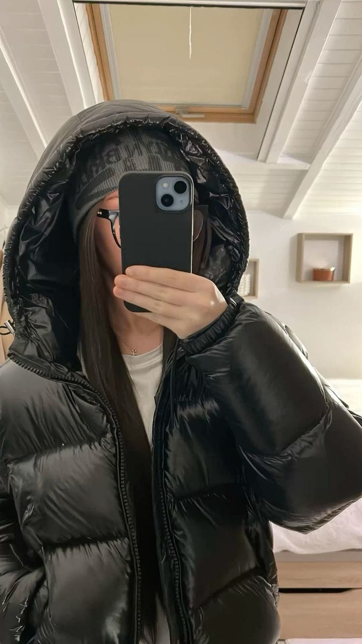 Customer photo review of Piumino Lucido Unisex