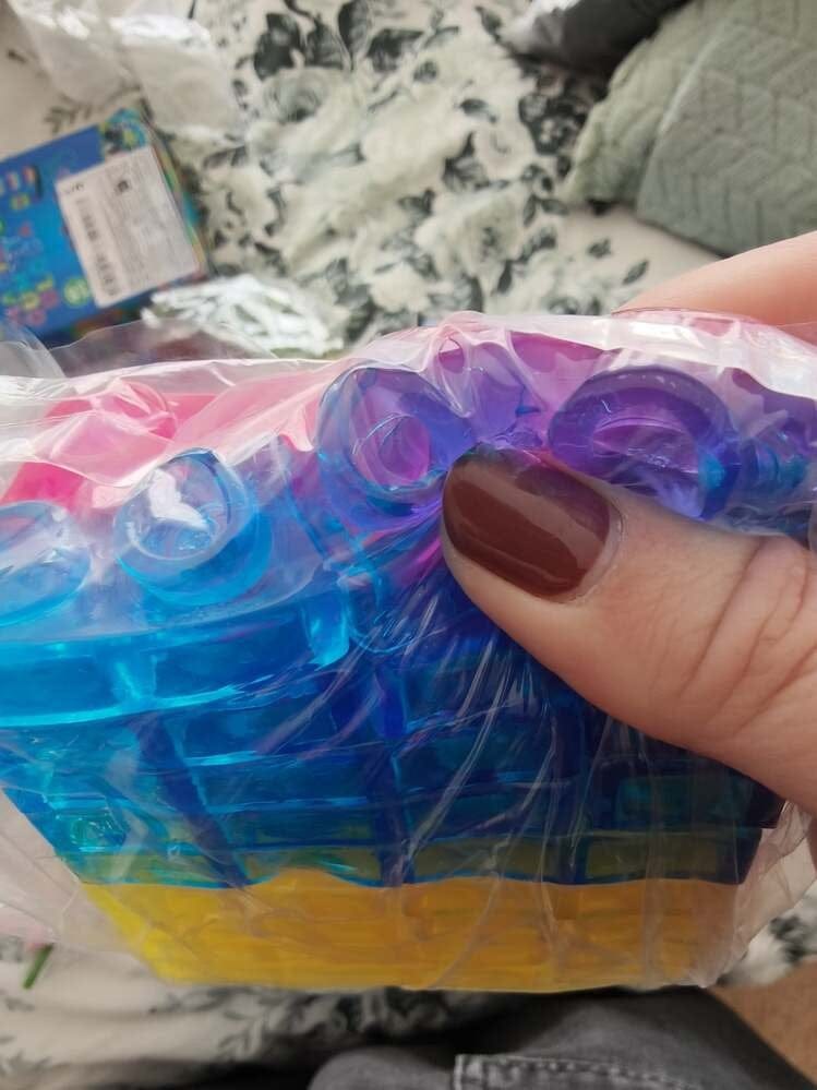 Customer photo review of גומי בלוק – לגו ג'לי סקווישי לבנייה