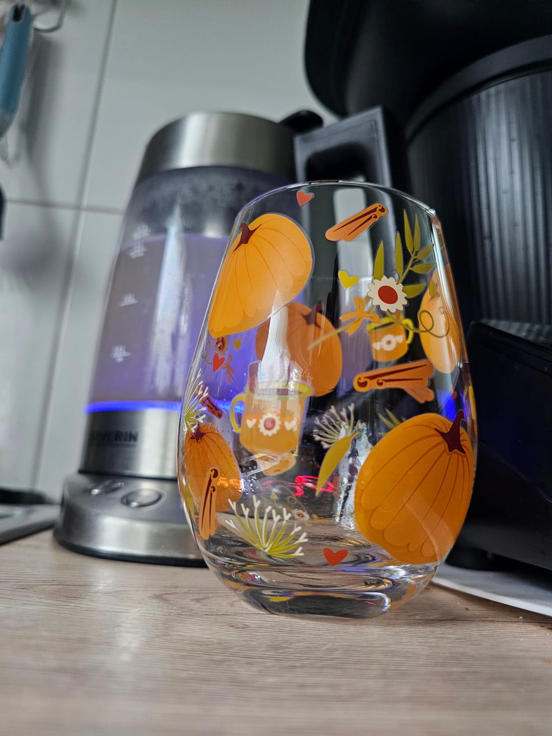 Customer photo review of Herbst Trinkglas