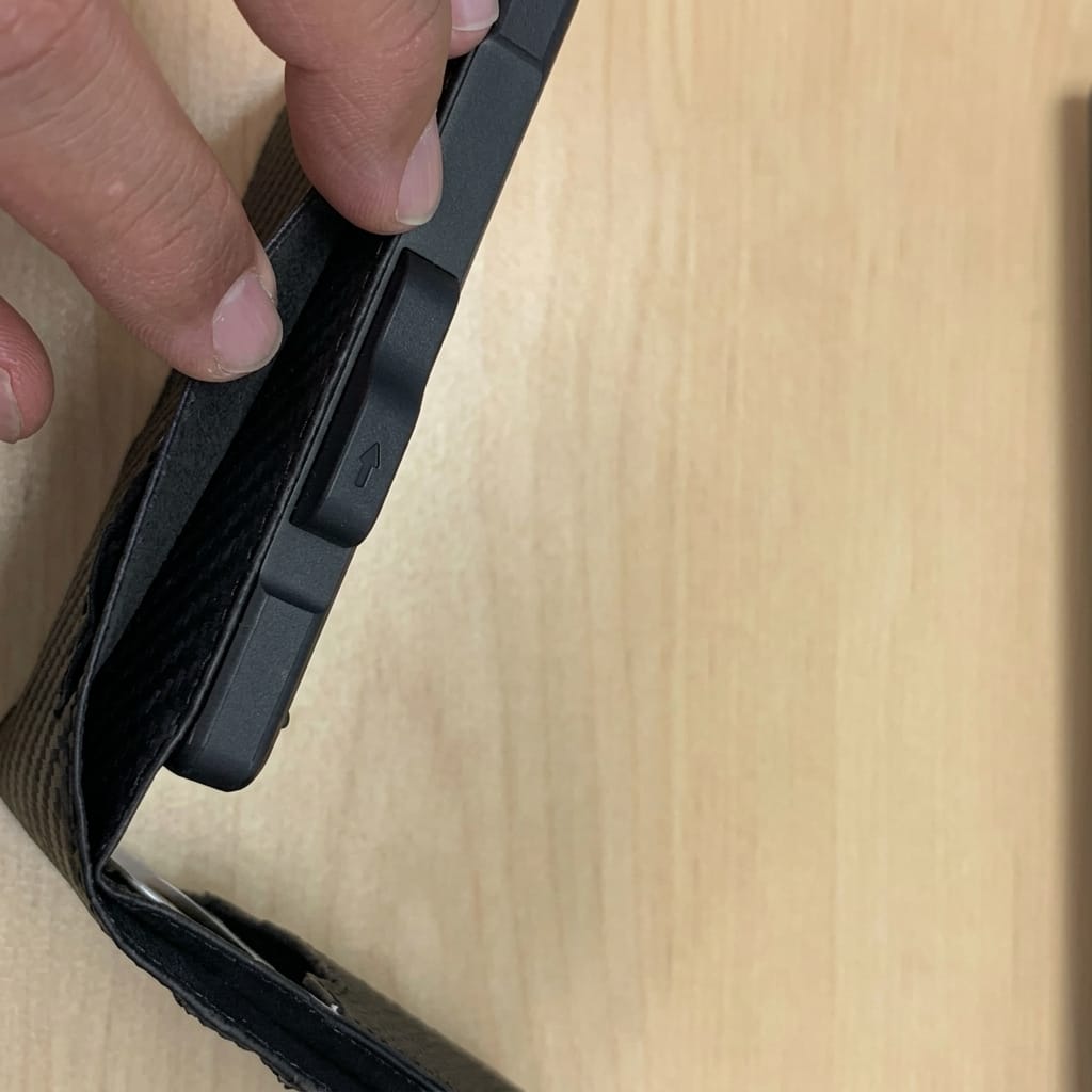Customer photo review of EvoTech Minimalist Wallet Pro