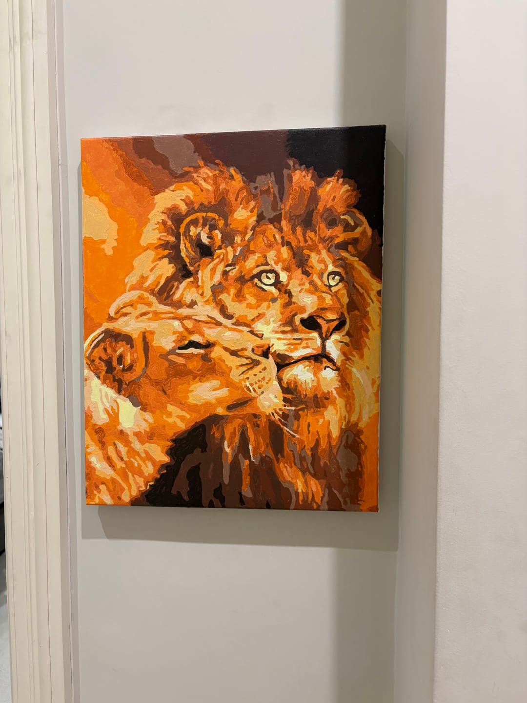Customer photo review of Couple Lion et Lionne