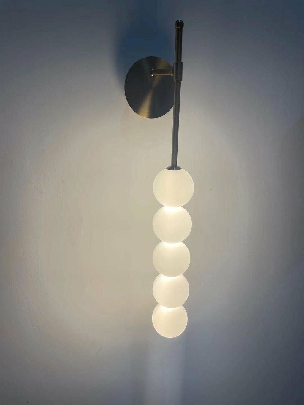 Customer photo review of Opal Ball Wall Light, 53 cm Tall, Wall Sconce, Integrated LED