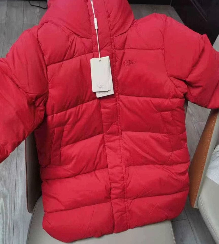 Customer photo review of Dave&Bella Kids Winter Cozy Outwear Windproof Hooded Long-style Down Coats