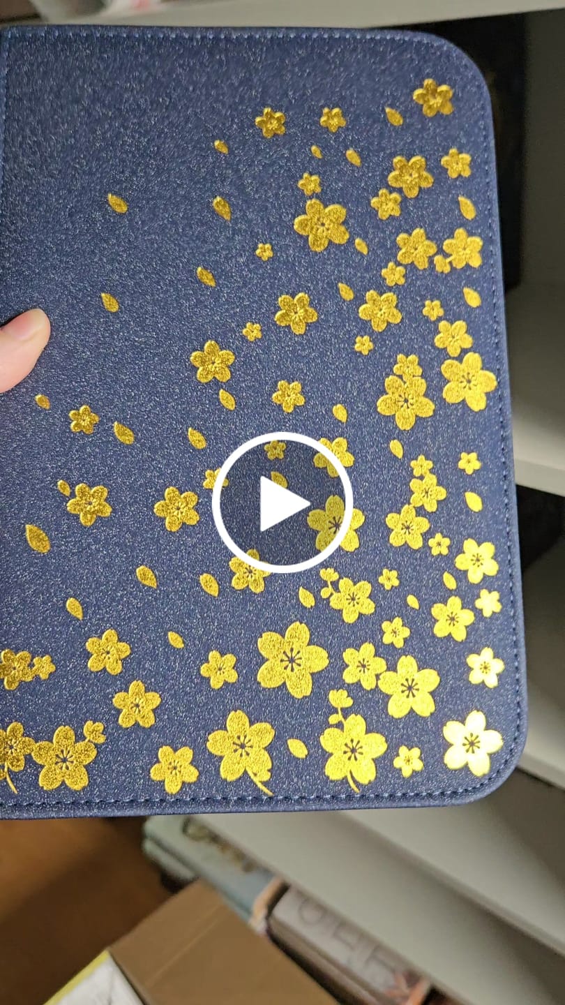 Customer video review of Night Blossom - 4-Pocket Trading Card Binder