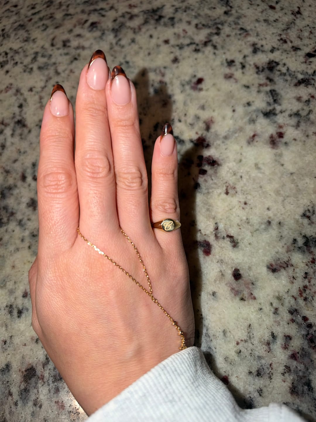 Customer photo review of The 18K Signet Ring