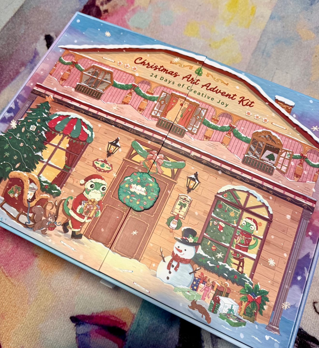Customer photo review of Ohuhu Christmas Advent Calendar 2026, 24 Days Countdown Gift Kit