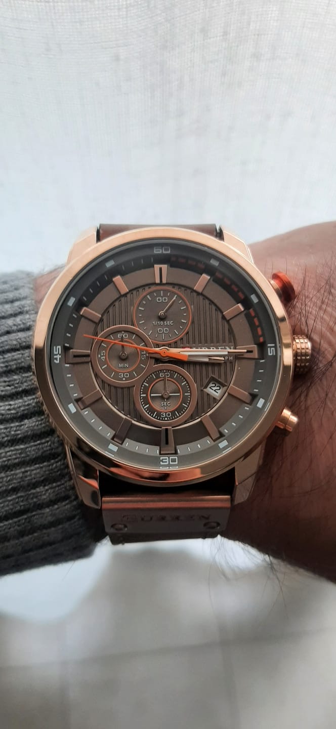 Customer photo review of Curren Istanbul® orologio uomo pelle