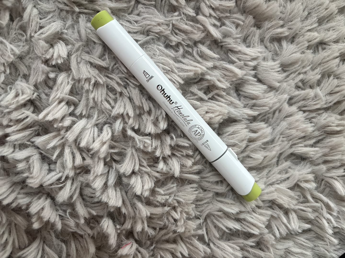 Customer photo review of Ohuhu Honolulu GY8 / YG212 Individual Marker, Brush & Chisel
