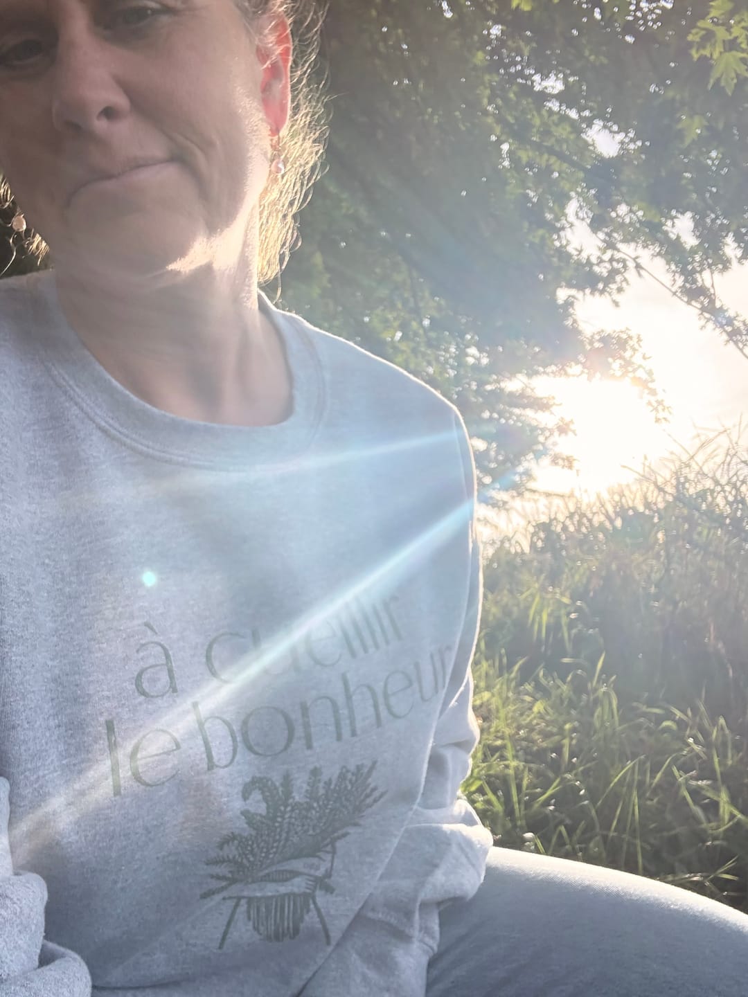 Customer photo review of Sweatshirt À Cueillir