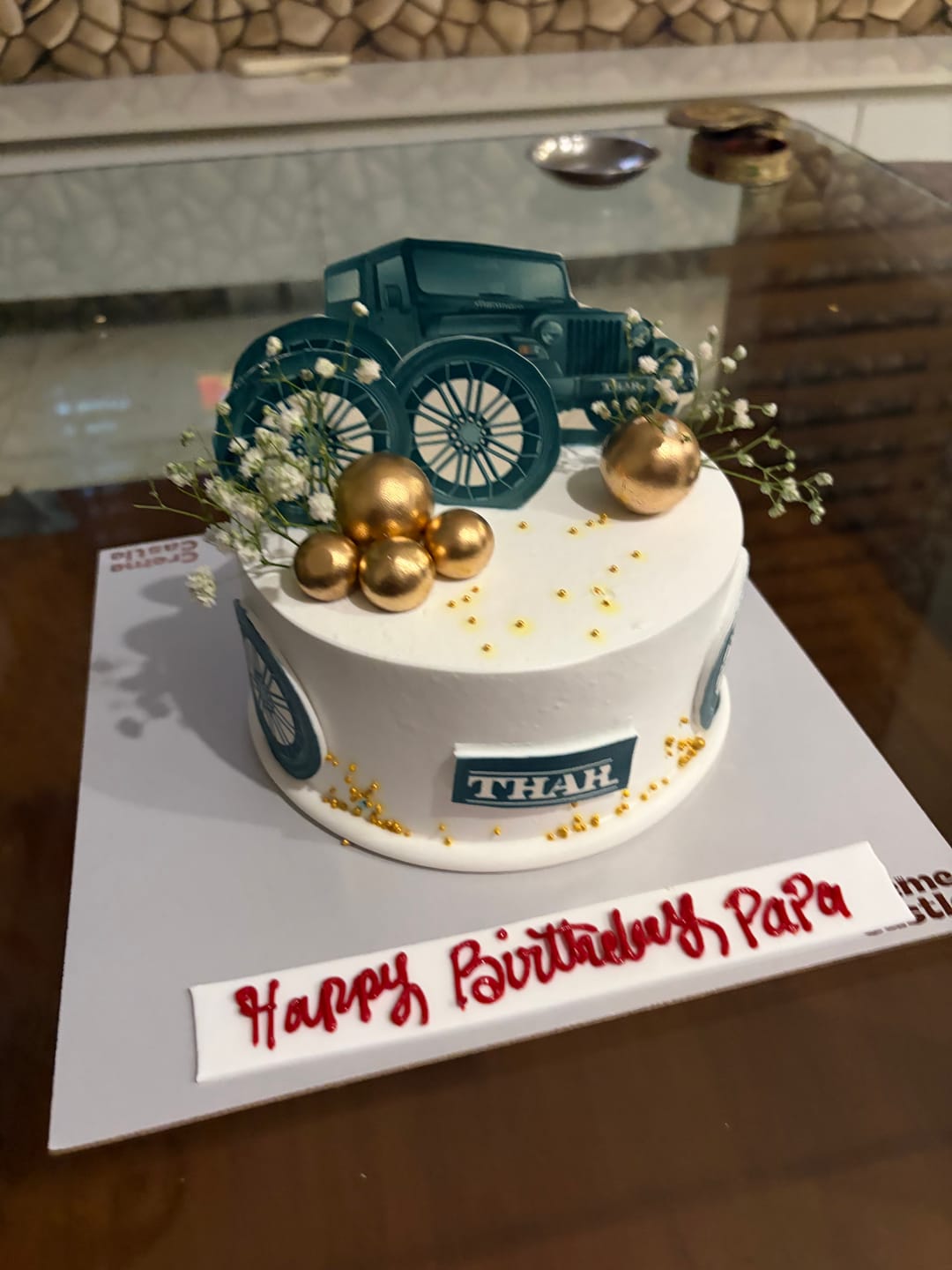 Customer photo review of Thar Car Cake
