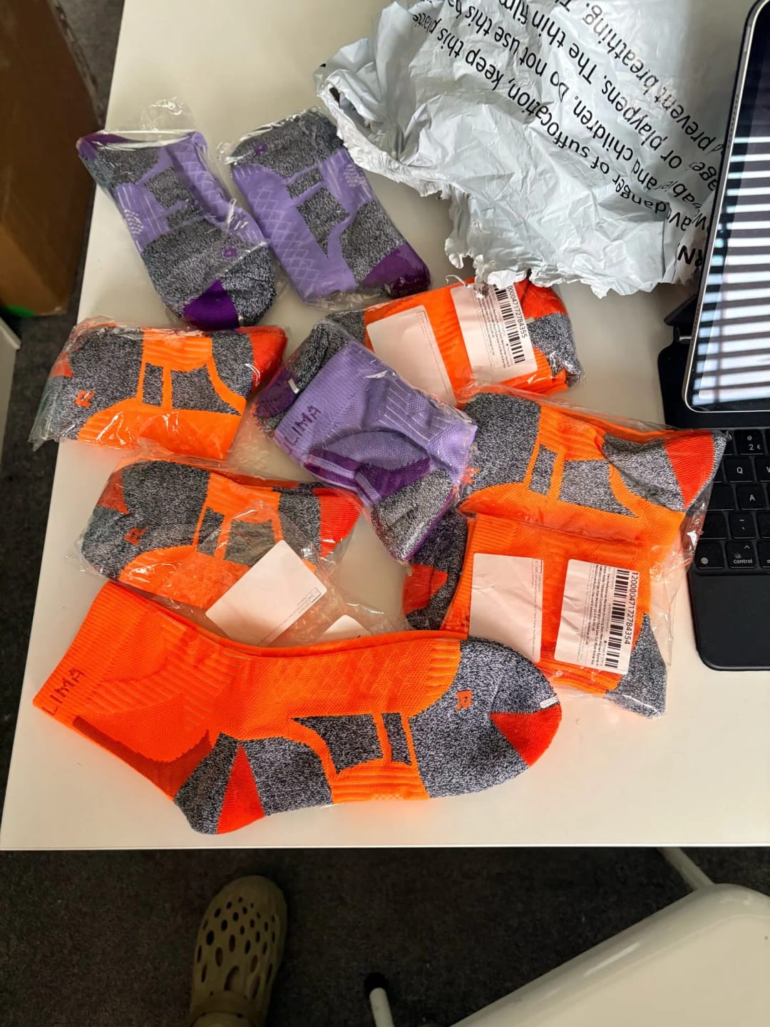 Customer photo review of Court Crew Sock