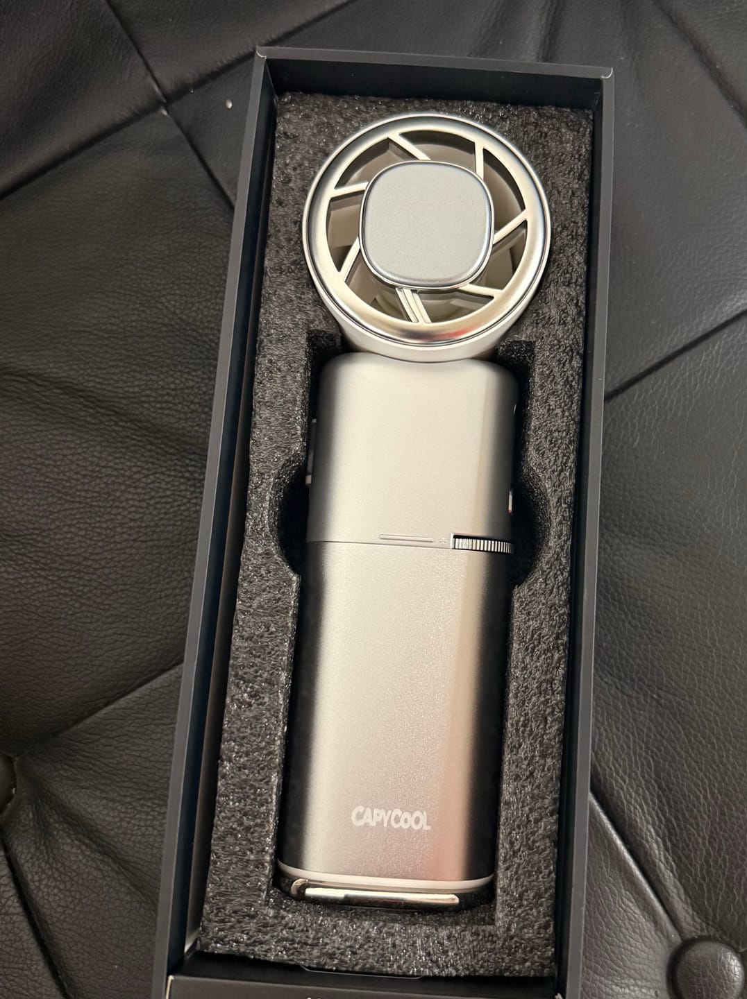Customer photo review of CapyUltra Portable Turbo Fan with Ice Compress