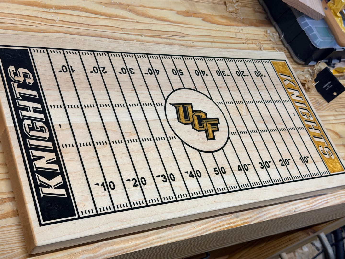Customer photo review of Game Day Board CNC Kit
