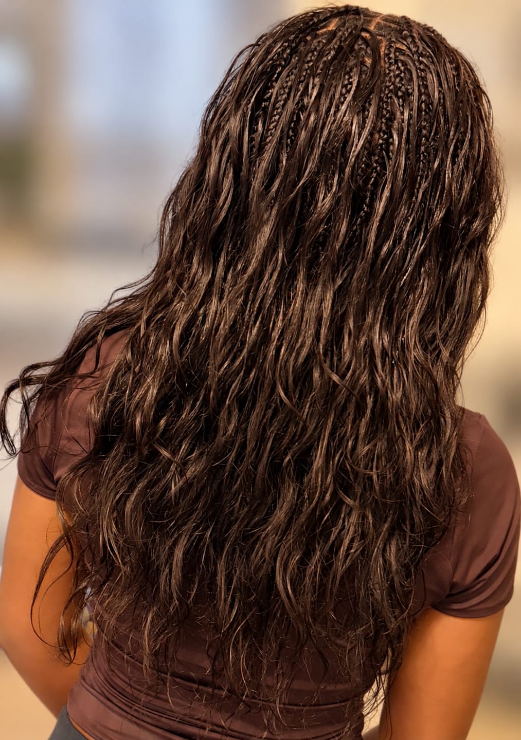 Customer photo review of Body Wave Bulk Hair Extensions for Braiding