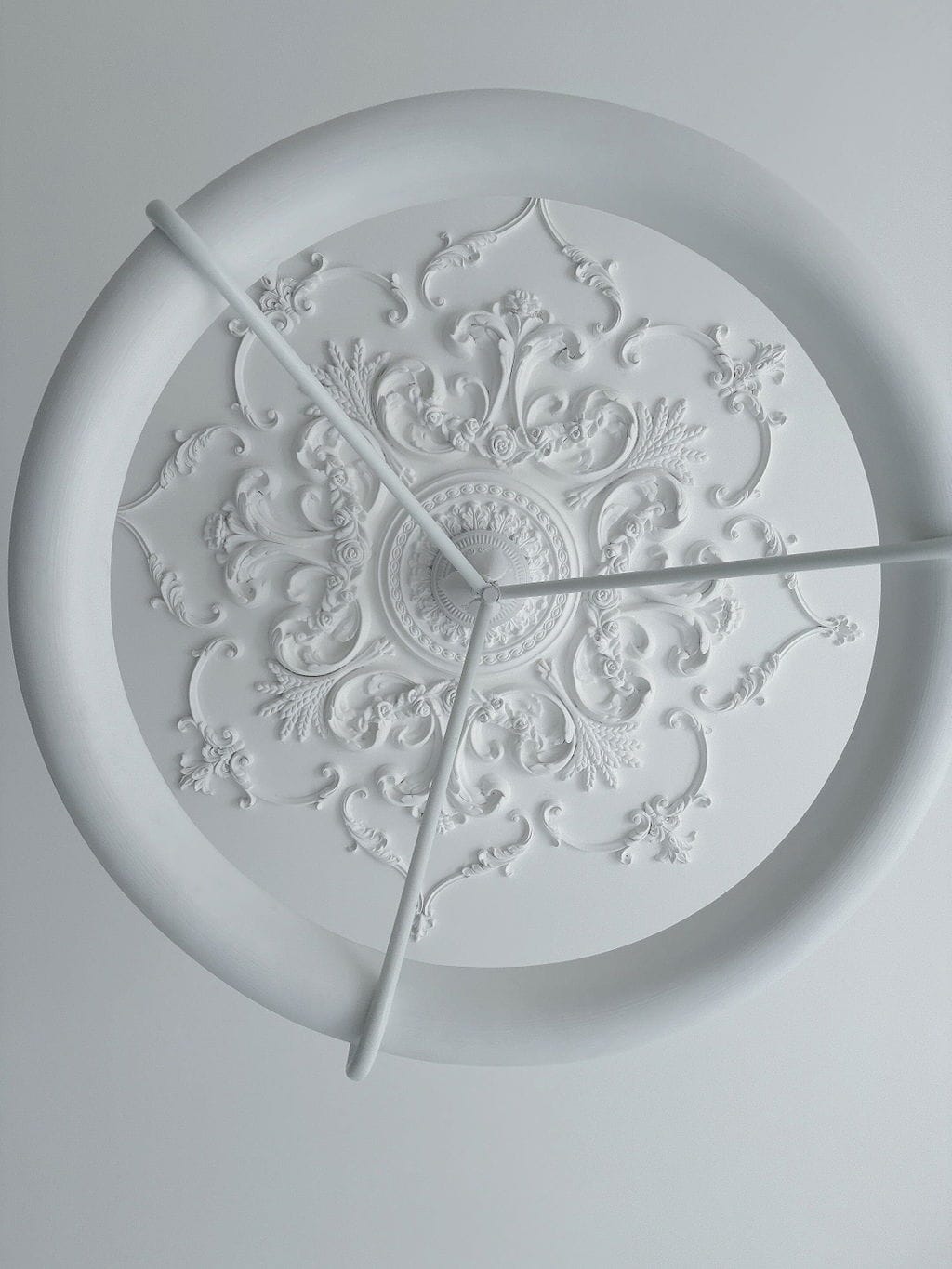 Customer photo review of White Plaster Ceiling Light, Plant Stem Details, Chandelier
