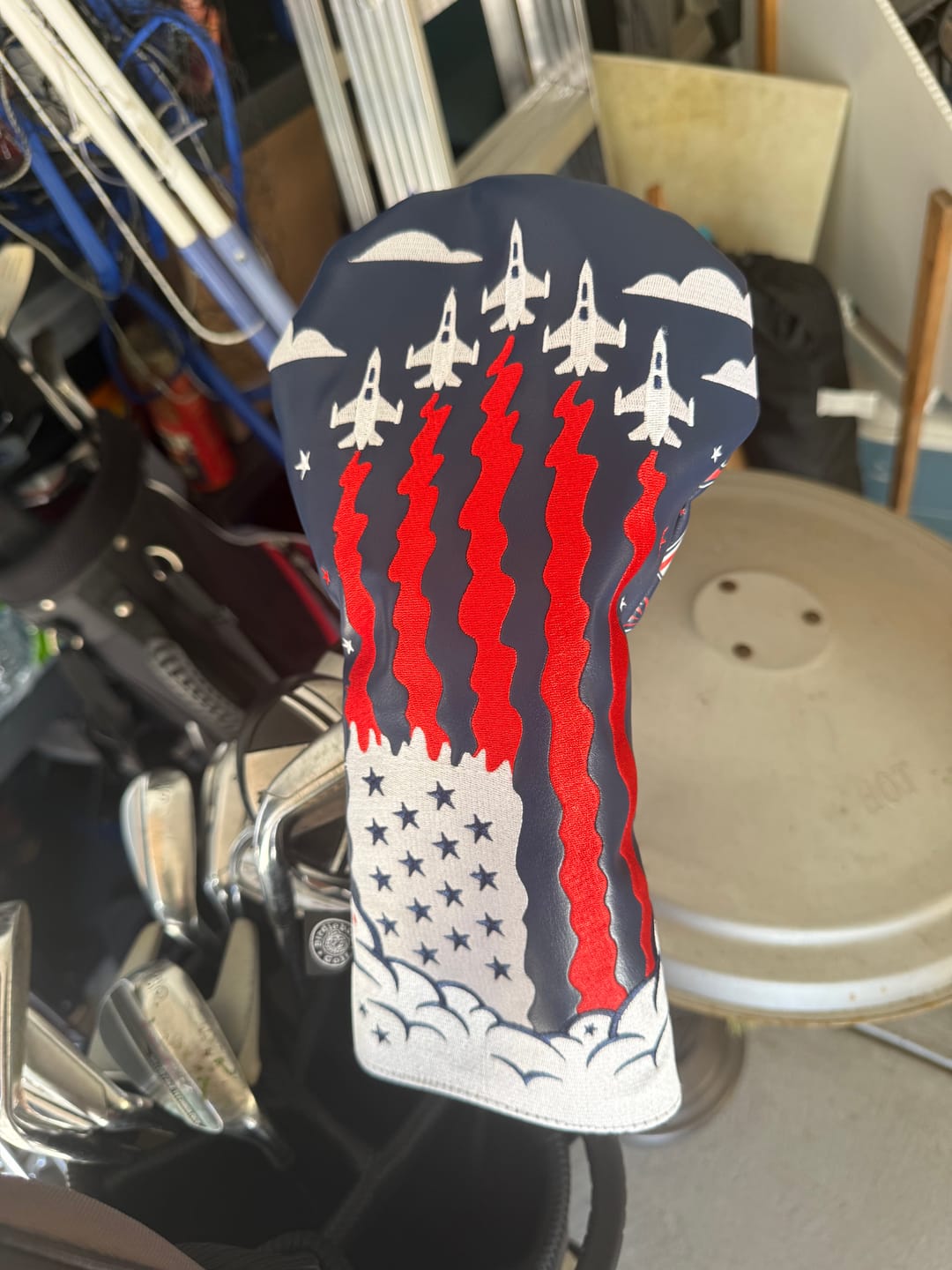 Customer photo review of USA Headcover Blue