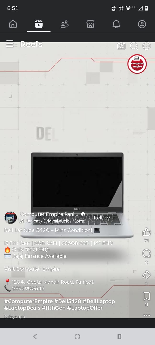 Customer photo review of Lenovo ThinkPad Laptop | L490 | Intel i5-8th | 14" HD | Win 11 Pro | Refurbished