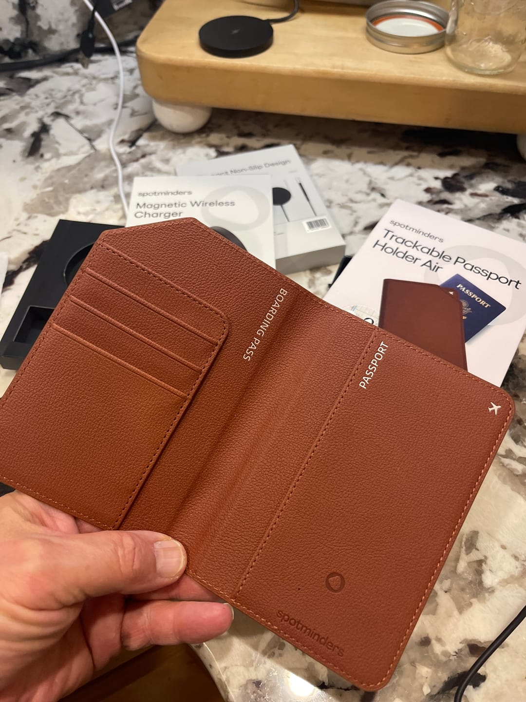 Customer photo review of Passport Holder Air