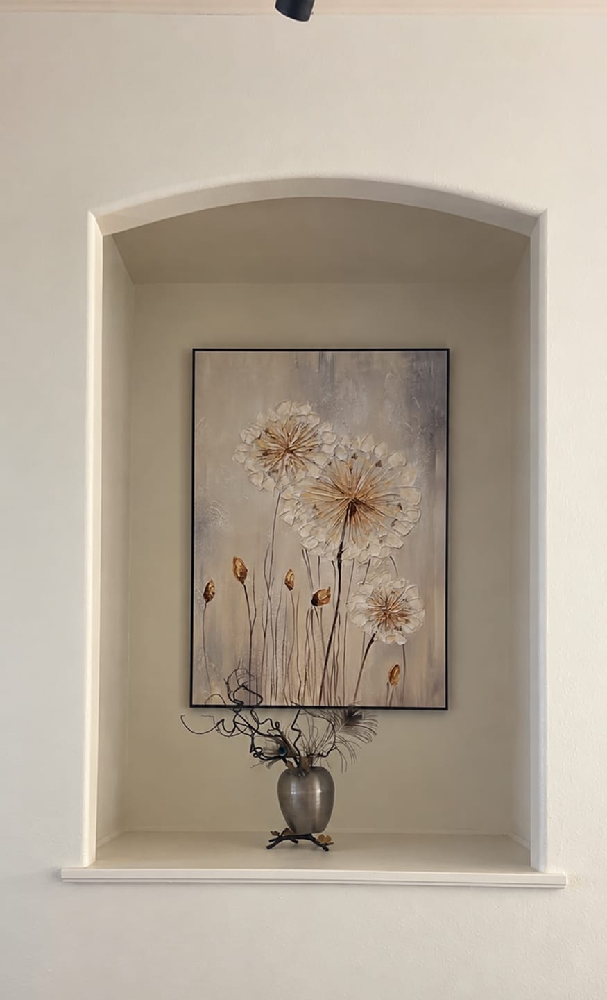 Customer photo review of Flower & Tree Abstract Textured Wall Art #ML203
