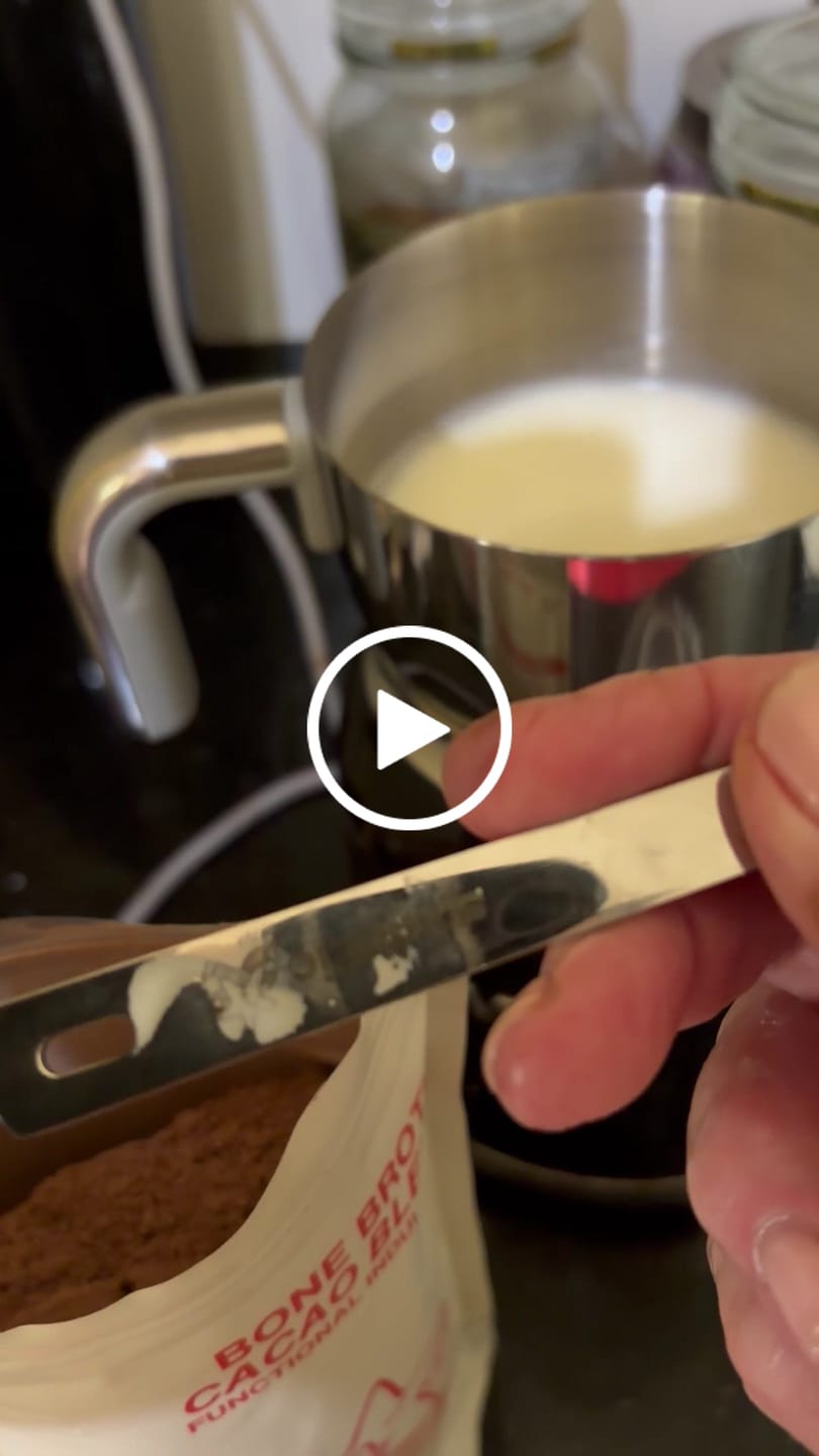 Customer video review of Bone Broth Cacao Blend