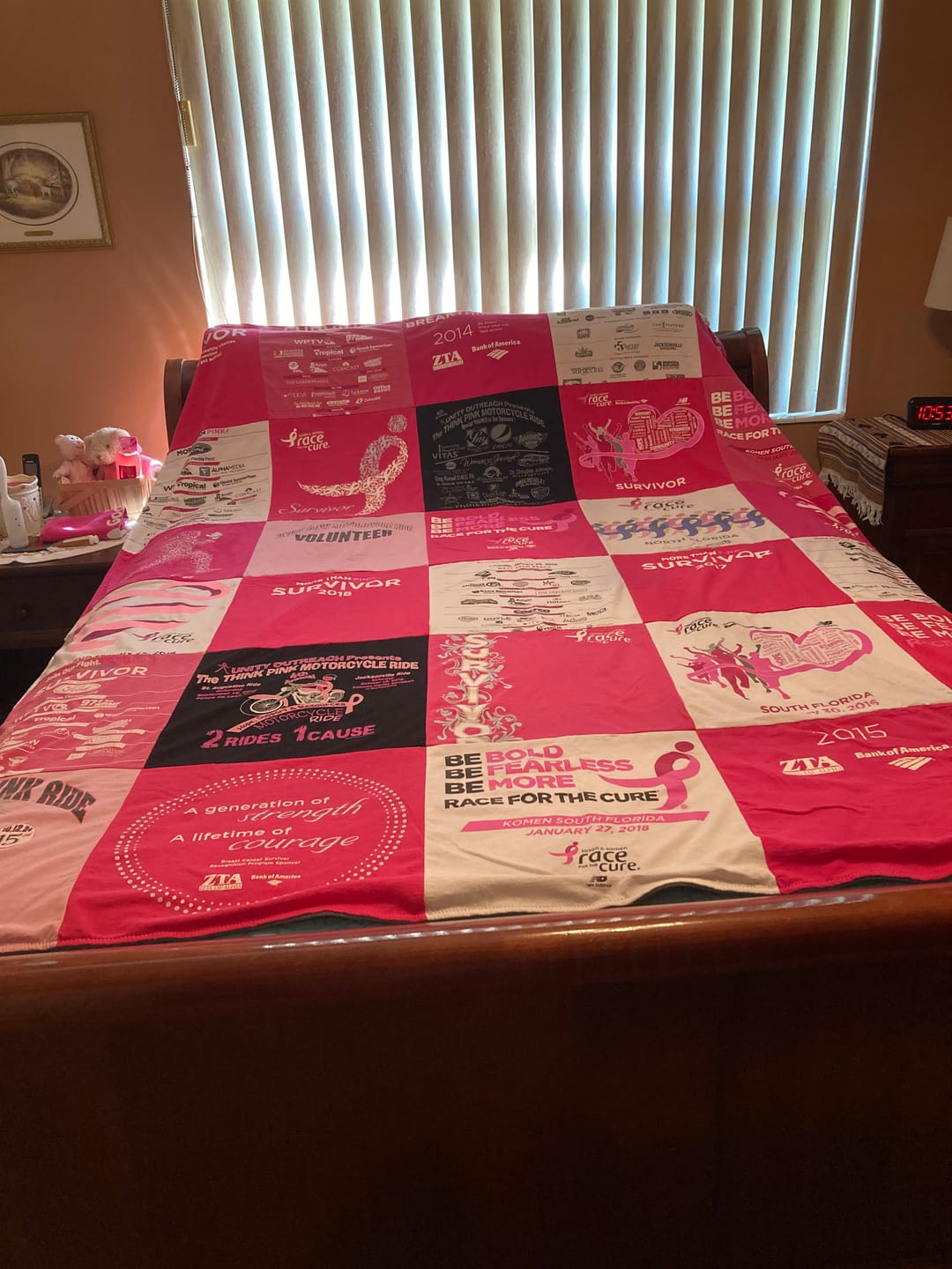 Customer photo review of Project Repat T-Shirt Quilt