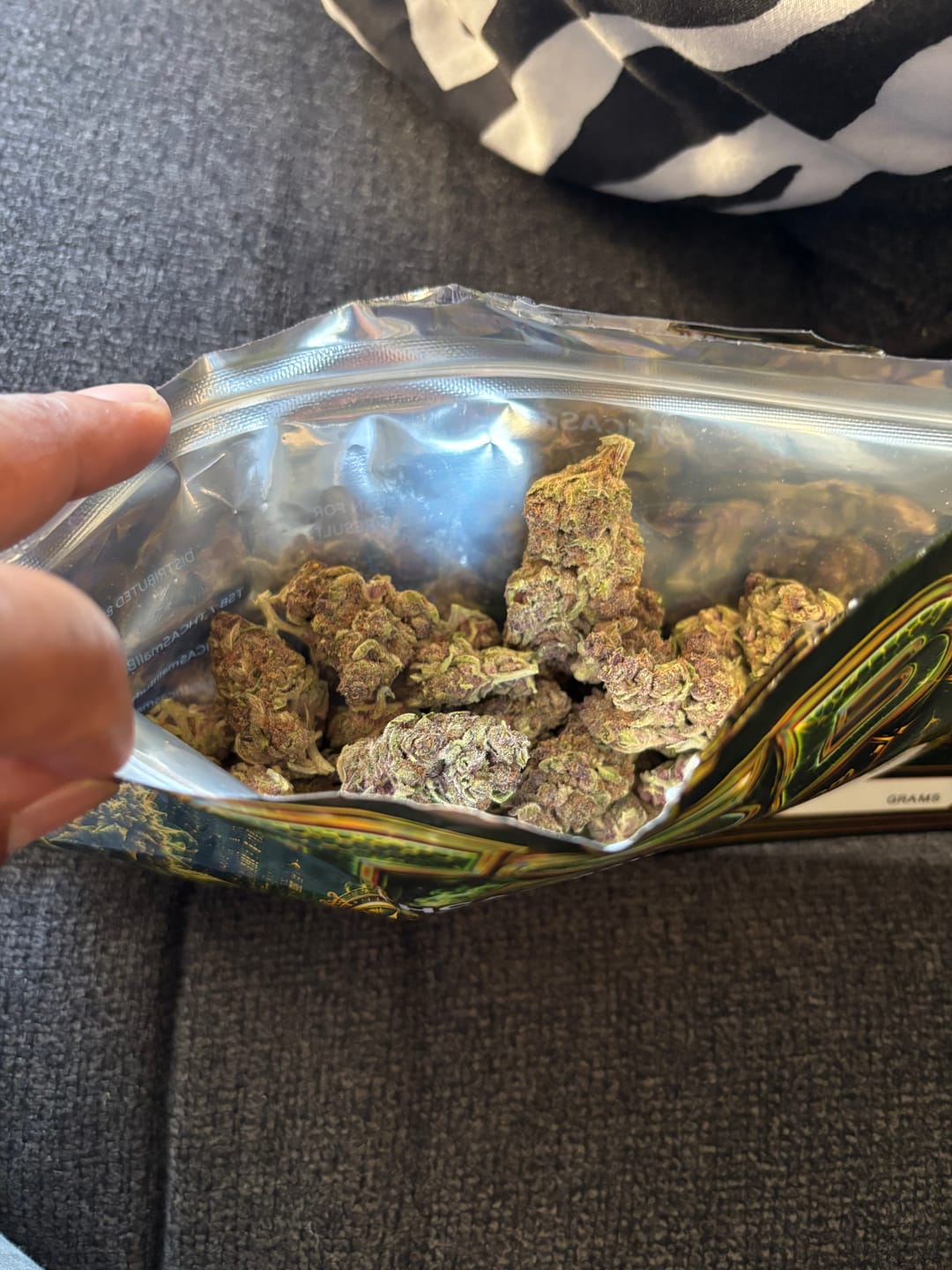 Customer photo review of Tropicana Cherry THCA Flower