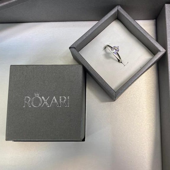 Customer photo review of 1 Carat Triad Bliss Moissanite Ring