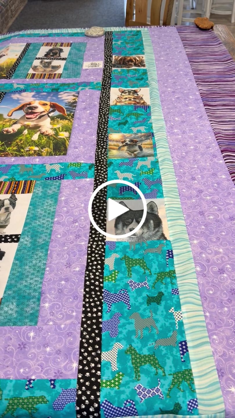 Customer video review of A Dog's Day Out Italian Greyhound Fabric Panel