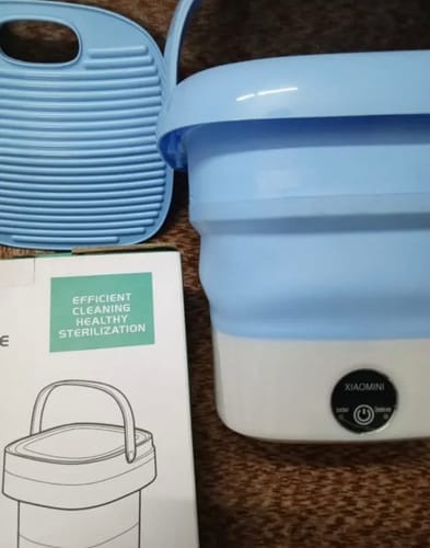 Customer photo review of Mini Portable and Foldable Washing Machine