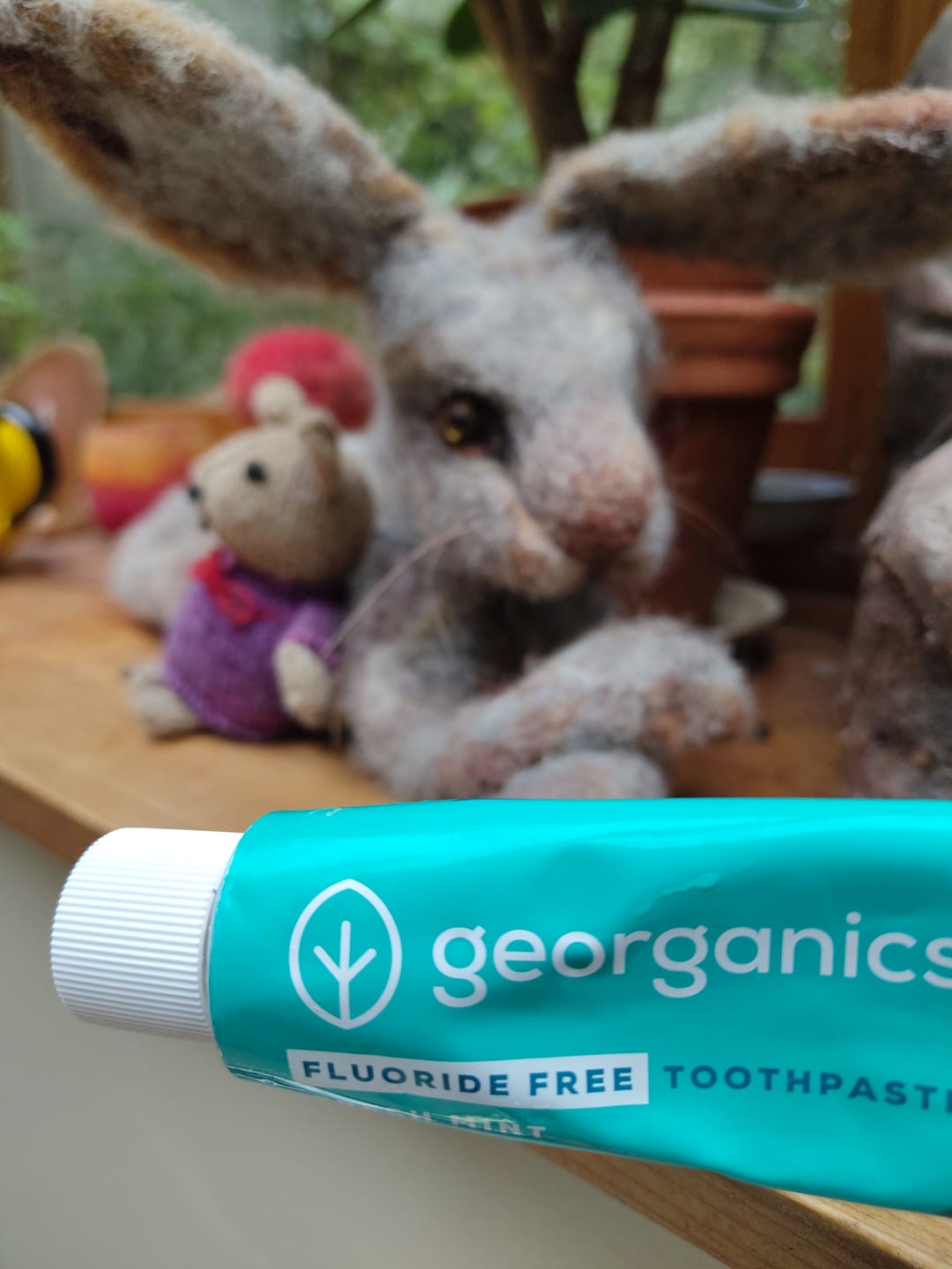 Customer photo review of NEW - Prebiotics & Probiotics with Hydroxyapatite Toothpaste - Fluoride Free