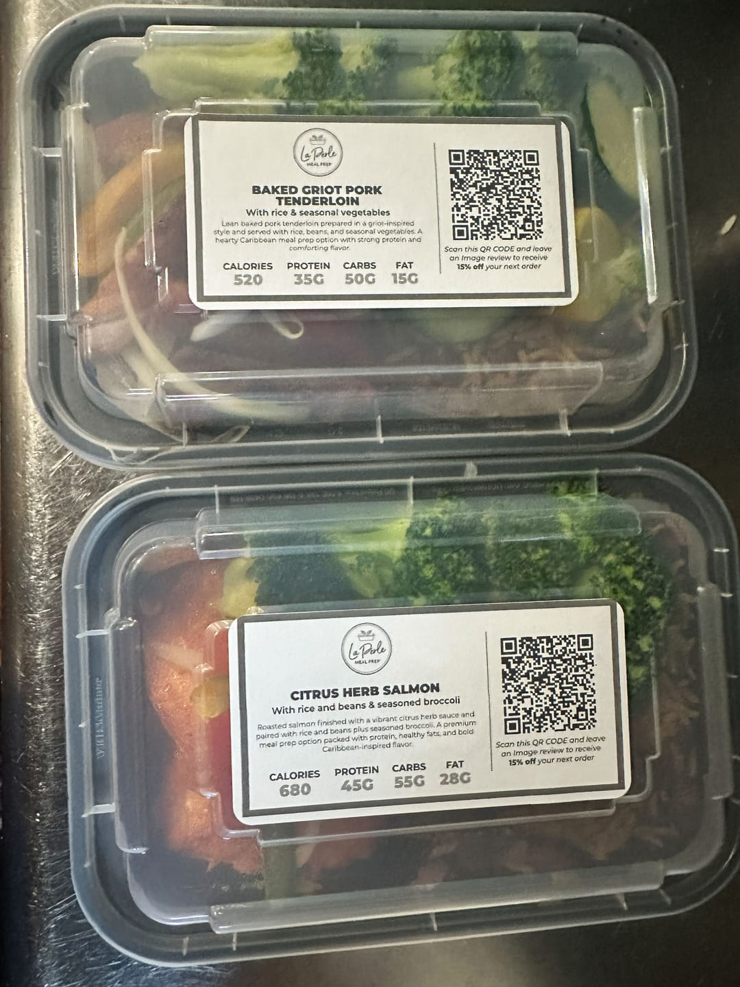 Customer photo review of 5 Meal Plan