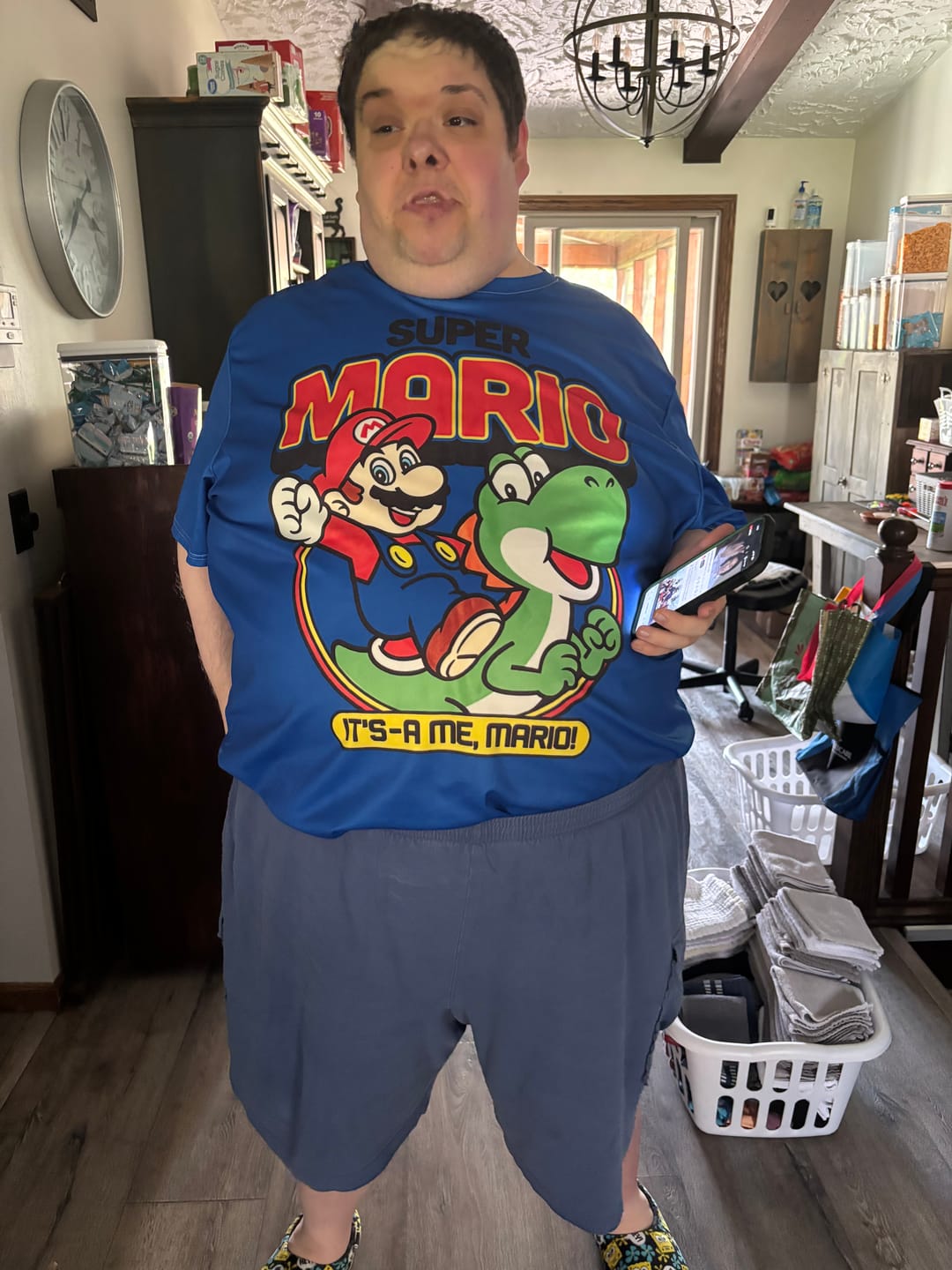 Customer photo review of Looney Tunes Men's Plus Size Short Sleeve T-Shirt