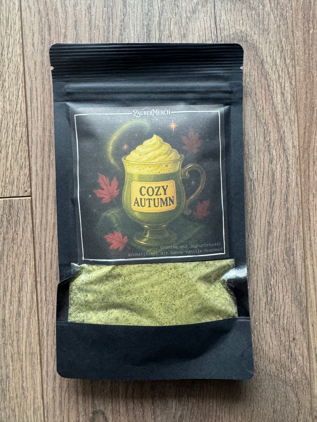 Customer photo review of Cozy Autumn – Grüner Tee mit Matcha, Sahne & Vanille | Herbst Tee