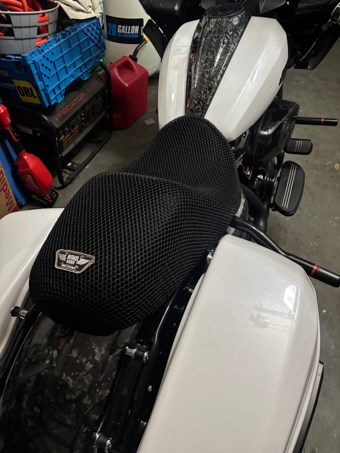 Customer photo review of Wind Rider Seat Cover