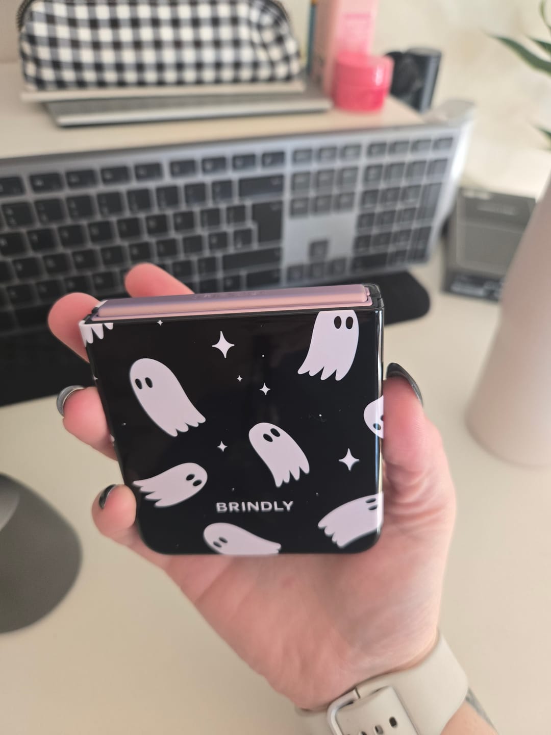 Customer photo review of Boo Babe - Tough Phone Case