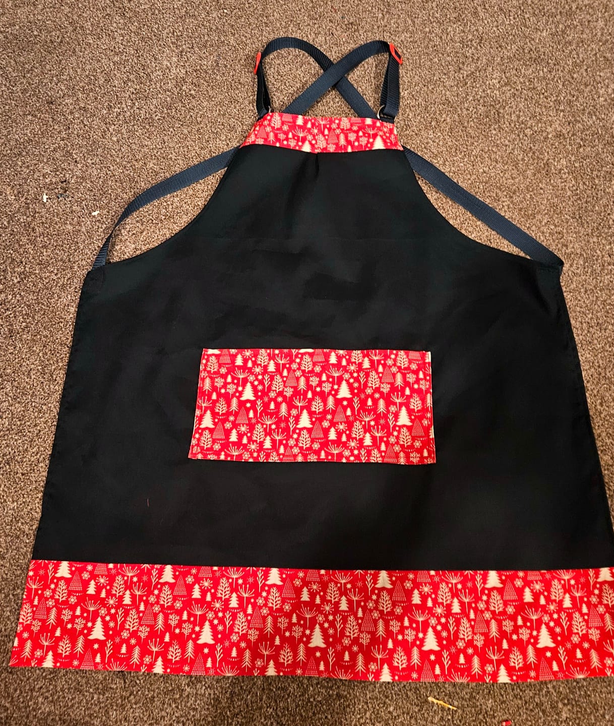 Customer photo review of Winter Woodland Christmas Cotton Fabric