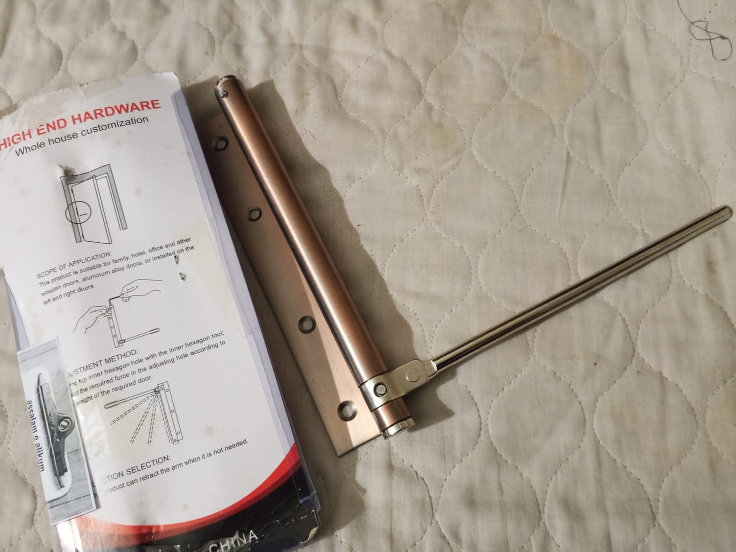 Customer photo review of Adjustable Automatic Heavy Duty Door Closer – (BUY 1 GET 1 FREE)