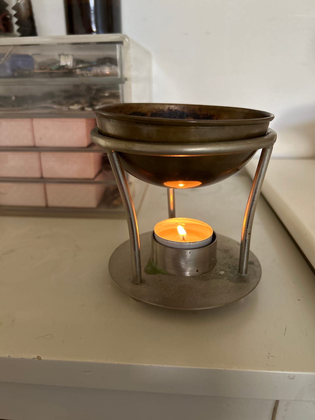 Customer photo review of Fireside Wax Melts