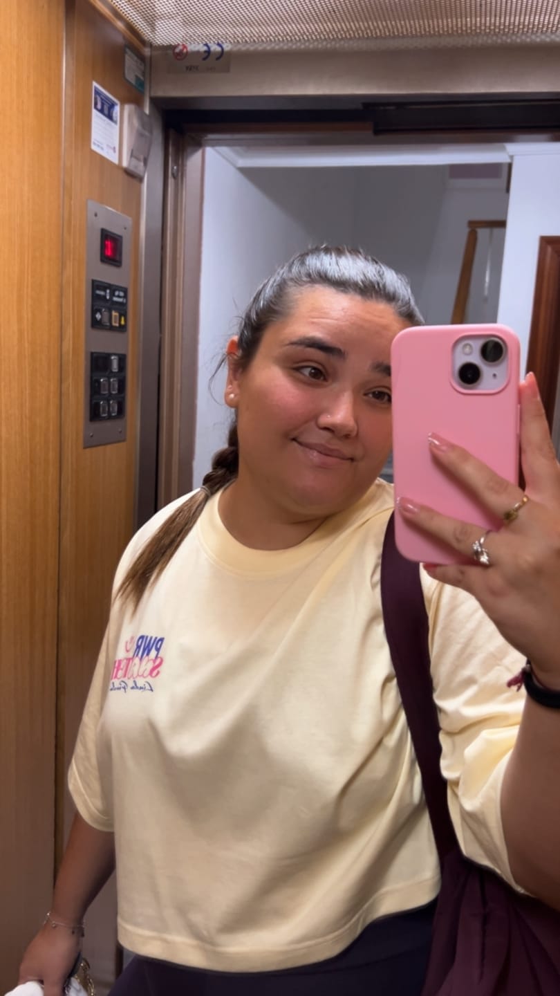 Customer photo review of PWR SNATCH CREAM YELLOW OVERSIZE - MUJER