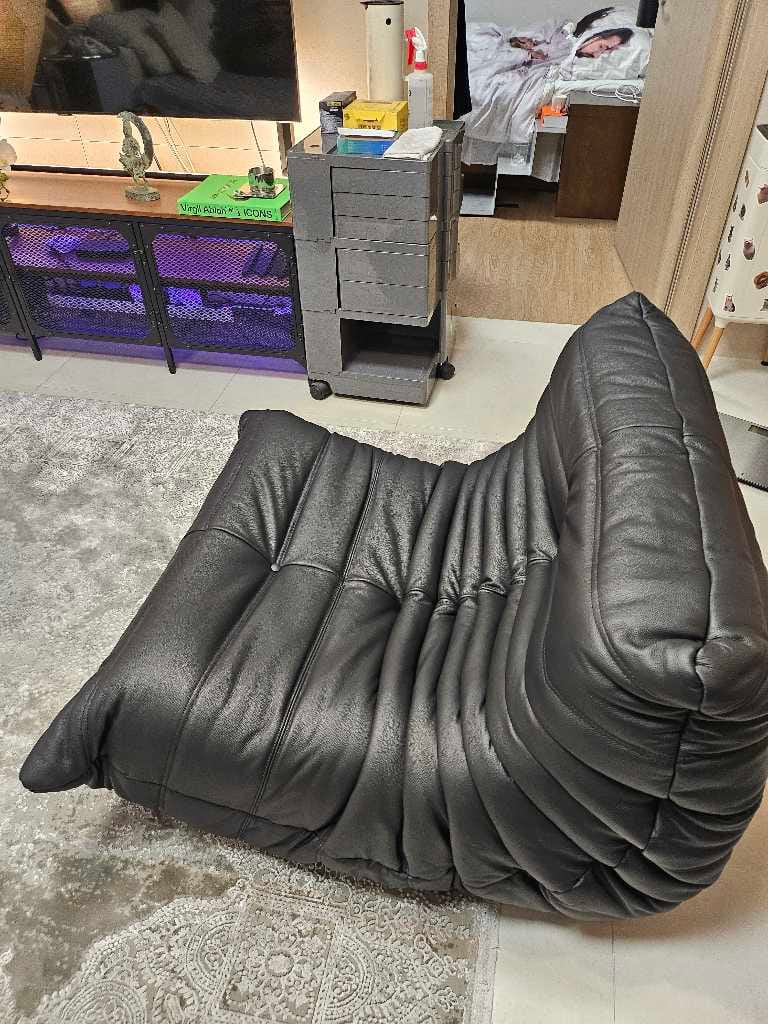 Customer photo review of TOGO FIRESIDE CHAIR - bean bag with removable cover