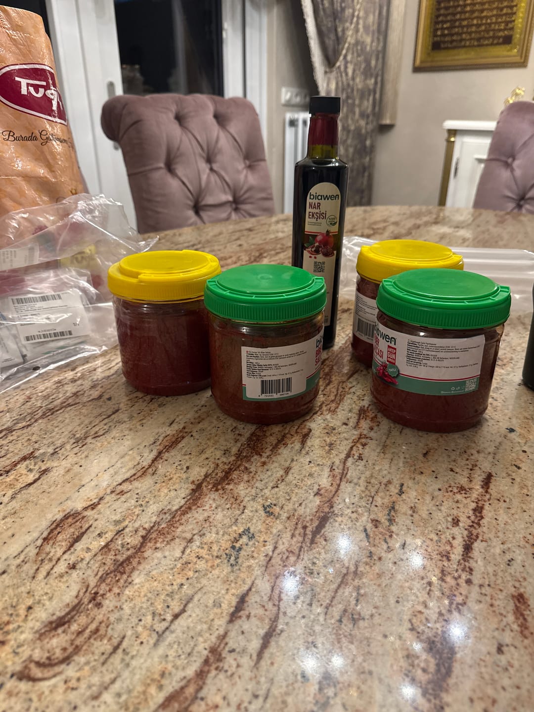 Customer photo review of Gün Kurusu Antep Tatlı Biber Salçası 1 kg