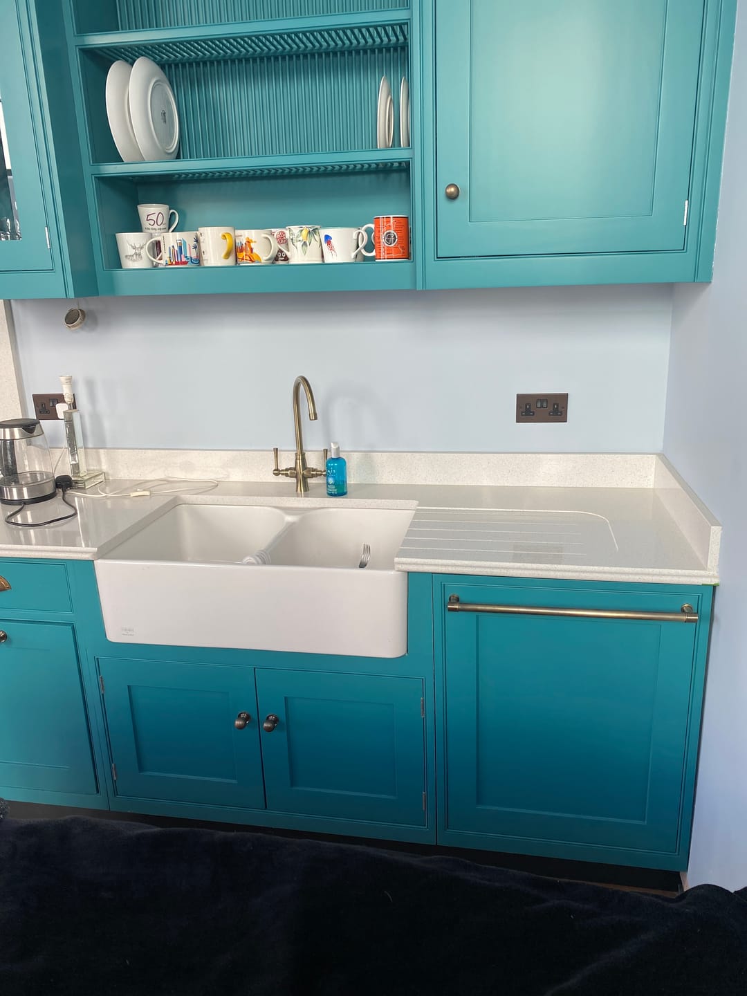 Customer photo review of Classic Large Brass Appliance Pulls 500mm / 1000mm
