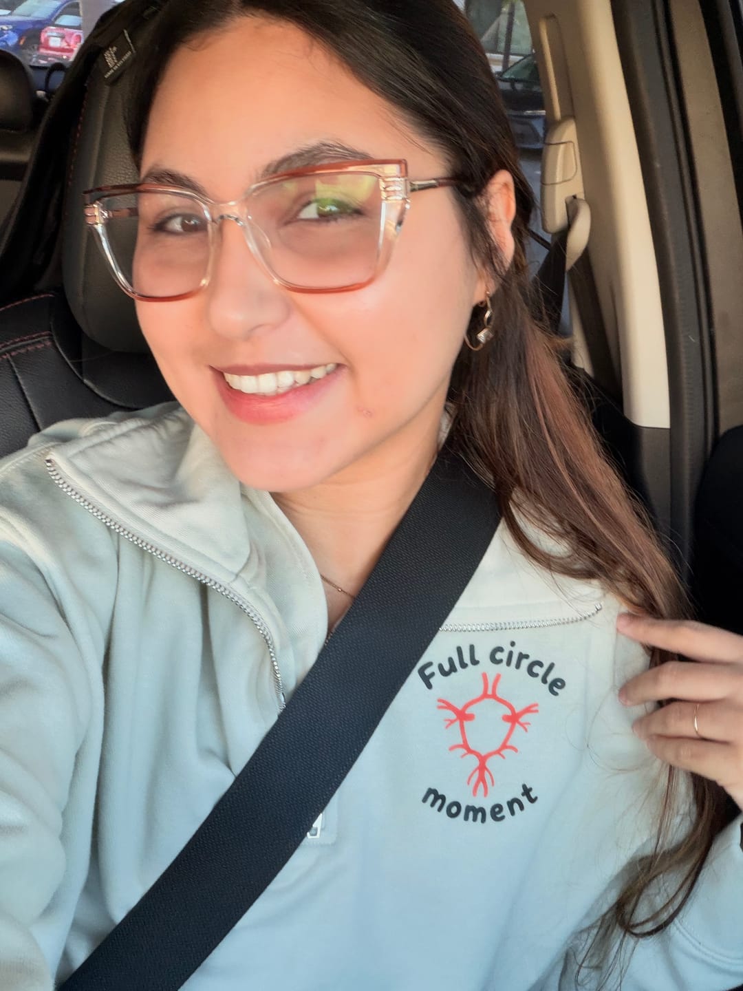 Customer photo review of Full Circle Moment Quarter-Zip Sweatshirt