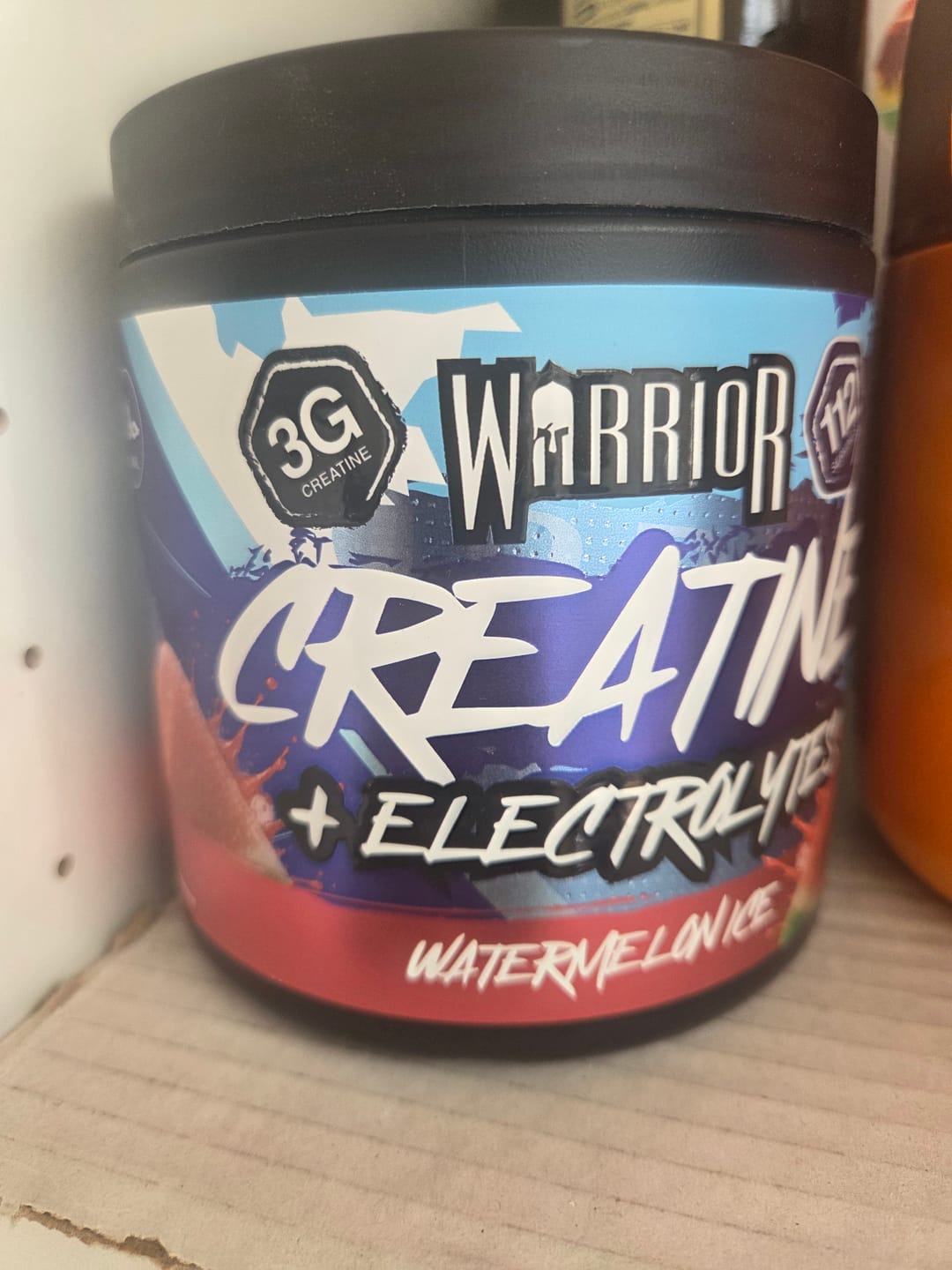 Customer photo review of Warrior Creatine Plus Electrolytes