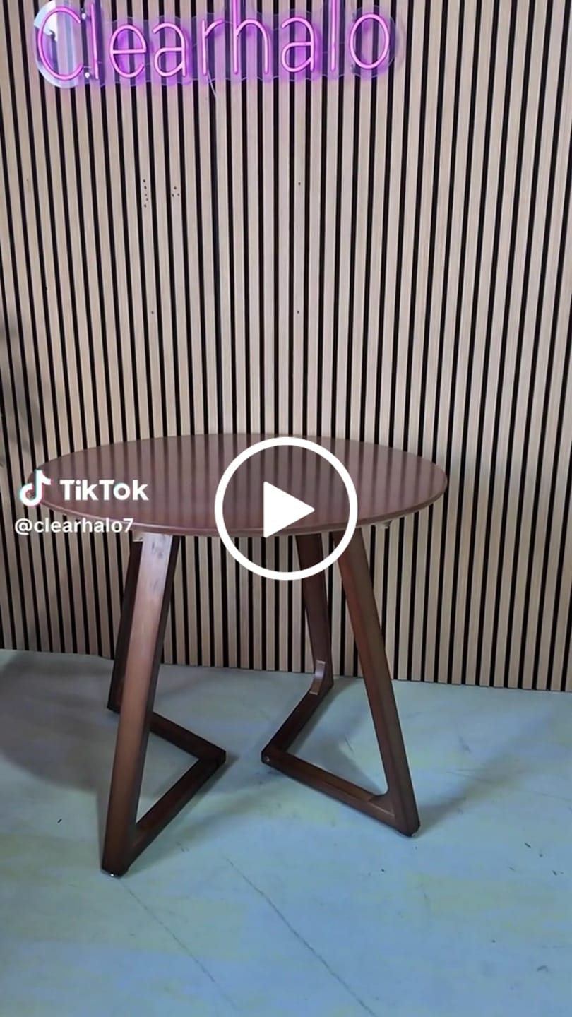 Customer video review of Round Solid Ashwood Brown Table Simplicity Double Pedestal Table for Dining Room