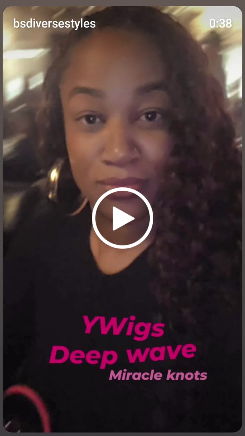 Customer video review of Human Crochet Hair Deep Wave for Miracle Knots